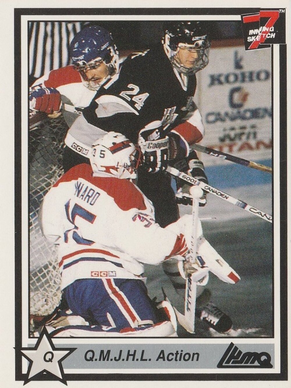 QMJHL Action Hockey Card